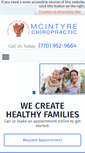 Mobile Screenshot of mcintyrechiropractic.com